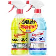 Asperox Sarı+Mavi Güç Sprey 1+1 L 2 Adet