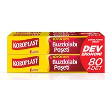 Koroplast Dev Ekonomi Buzdolabı Poşeti (3+1) Büyük 80'li 2 Adet