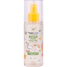 Baby Icon Organik Bebek Masaj Yağı 150 ml (5 Adet)