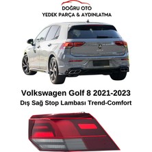 Doğru Ticaret Auto Parts Volkswagen Golf 8 Arka Dış SAĞ Stop Lambası ( Trend / Comfort )