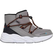 Skechers Turbo Tread- Storm Glıder 406385L Tpbk Çocuk Outdoor Bot - Gri