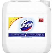 Domestos Yoğun Kıvamlı Çamaşır Suyu Ultra Beyaz Maksimum Hijyen Büyük Boy 3240 ml 5 Adet