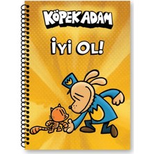 Altın Kitaplar Köpek Adam Çizgili Defterler