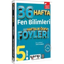 Yargı Yayınevi 5. Sınıf Fen Bilimleri 36 Haftalık Ödev Föyleri