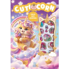 Girişimci Kadın Cuticorn - Puffy Parlak Çıkartmalı Boyama Kitabı
