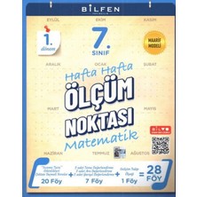 Bilfen Yayıncılık 7. Sınıf Matematik Ölçüm Noktası 1. Dönem
