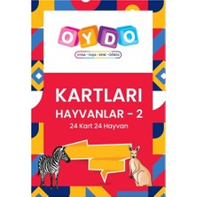 Oydo Kelime Kartları Hayvanlar 2 (4 Adet)