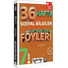 Yargı Yayınevi 7. Sınıf Sosyal Bilgiler 36 Haftalık Ödev Föyleri