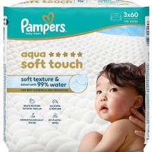 Prima Pampers Aqua Soft Touch Islak Mendil 3X60 Adet