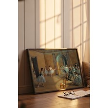 Lia Gallery Dans, Balerin - Edgar Degas, Dekoratif Çerçeveli Poster, Dekorasyon, Poster, Klasik Tablo