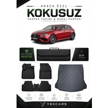 Yek Cars Mercedes W177 Hatchback 2022 Model Aracınıza Özel 4d  Kauçuk Paspas Takımı ve Cepli Bagaj Havuzu