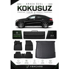 Yek Cars Mercedes Gle 2016 Model Aracınıza Özel 4d Karbonlu Kauçuk Paspas Takımı ve Bagaj Havuzu