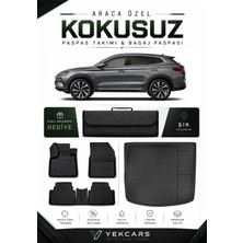 Yek Cars Byd Seal U-Dmi 2024 Model Aracınıza Özel 4d Karbonlu Kauçuk Paspas Takımı ve Bagaj Havuzu