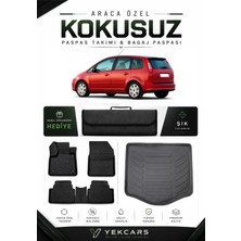 Yek Cars Ford C-Max 2006 Model Aracınıza Özel 4d Karbonlu Kauçuk Paspas Takımı ve Bagaj Havuzu