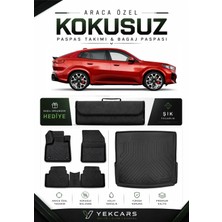 Yek Cars Bmw Ix2 2026 Model Aracınıza Özel 4d Karbonlu Kauçuk Paspas Takımı ve Bagaj Havuzu