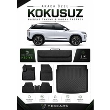 Yek Cars Jaeco 4x2 2026 Model Aracınıza Özel 4d Karbonlu Kauçuk Paspas Takımı ve Bagaj Havuzu