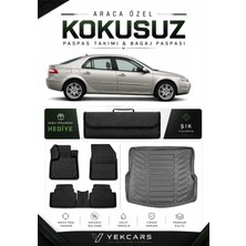 Yek Cars Renault Laguna 2007 Model Aracınıza Özel 4d Karbonlu Kauçuk Paspas Takımı ve Bagaj Havuzu