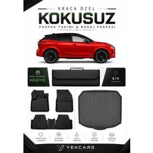 Yek Cars Nissan Qashqai E-Power 2023 Model Aracınıza Özel 4d  Kauçuk Paspas Takımı ve Alt Bagaj Havuzu