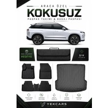 Yek Cars Jaeco 4x4 2025 Model Aracınıza Özel 4d Karbonlu Kauçuk Paspas Takımı ve Bagaj Havuzu