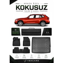 Yek Cars Bmw X1 2009 Model Aracınıza Özel 4d Karbonlu Kauçuk Paspas Takımı ve Bagaj Havuzu