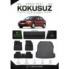 Yek Cars Opel Astra G 2003 Model Aracınıza Özel 4d Karbonlu Kauçuk Paspas Takımı ve Bagaj Havuzu