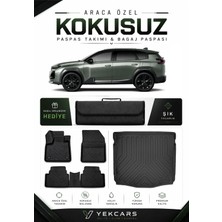 Yek Cars Citroen C5 Aircross Elektrikli 2026 Model Aracınıza Özel 4d  Kauçuk Paspas Takımı ve Üst Bagaj Havuzu