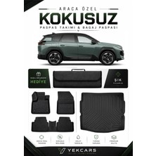 Yek Cars Citroen C3 Aircross Hybrid 2026 Model Aracınıza Özel 4d  Kauçuk Paspas Takımı ve Alt Bagaj Havuzu
