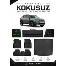 Yek Cars Renault Duster 4x2 Benzin/lpg 2026 Model Aracınıza Özel 4d  Kauçuk Paspas Takımı ve Bagaj Havuzu