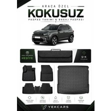 Yek Cars Renault Duster 4x4 2025 Model Aracınıza Özel 4d Karbonlu Kauçuk Paspas Takımı ve Bagaj Havuzu