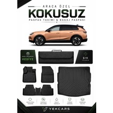 Yek Cars Opel Grandland Phev 2026 Model Aracınıza Özel 4d  Kauçuk Paspas Takımı ve Alt Bagaj Havuzu