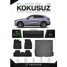 Yek Cars Mercedes Glc Suv 2025 Model Aracınıza Özel 4d Karbonlu Kauçuk Paspas Takımı ve Bagaj Havuzu