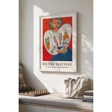 Lia Gallery Romen Bluzu (La Blouse Roumaine) - Henri Matisse, Matisse Serisi, Dekoratif Çerçeveli Poster, Modern Dekorasyon, Poster, Klasik Tablo