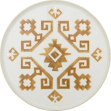 Porland Arabesque Desen Düz Tabak 18CM 04ALM005989