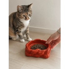 Sh Ticaret Eko Form Model Beton Mama Su Kabı (16CM*16CM*5.5CM) - Kiremit
