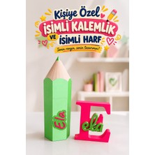 Neo Gift Çocuk Isimli Kalemlik ve Dekoratif Isimli Kutu Harf | Dekoratif Çocuk Hediyesi | Kişiye Özel Kalemlik