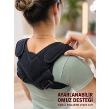 bebekokusu Klavikula Bandajı Köprücük Kemiği Destekli Dik Duruş Aparatı Ayarlanabilir Sırt Desteği - Lisinya