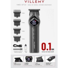 Esranın Dünyası VME-S710 Profesyonel Saç Kesme, Sakal ve Ense Tıraş Makinesi Sıfıra En Yakın Kesim 0.1 mm T-Cut LED