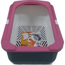 Esranın Dünyası Açık Elekli Kedi Tuvalet Kabı OP421423689-P