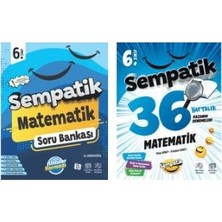 Ünlüler Karması 6.sınıf Matematik Sempatik Soru Bankası ve 36 Haftalık Kazanım Denemeleri