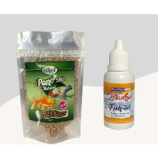 Esranın Dünyası Ekol Pond Stick Natural Japon Balığı Yemi 30GR + Fishvit Multivitamin 50CC