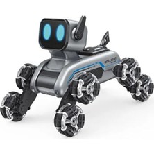 Esranın Dünyası Oyuncak Uzaktan Kumandalı Bilekten Kontrol 8 Teker Buharlı Şarjlı 2.4g Rc Köpek Robot Araba Çocuk Oyuncak