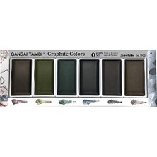 Esranın Dünyası Zıg Suluboya Gansaı Tambı MC20GR/6V Graphıte Color 6 Renk
