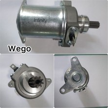EAYMOTO Tvs Wego 110 / Jupiter 110 Marş Motoru Komple - Yüksek Performans Uyumlu Arasmto
