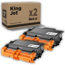 Kingjet Brother Uyumlu TN-3437 Standart Kapasiteli (2'li Paket) Muadil Toner | DCP-L6600DW