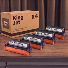 Kingjet Samsung Uyumlu MLT-D204S Standart Kapasiteli (4'lü Paket) Çipli Muadil Toner