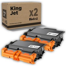 Kingjet Brother Uyumlu TN-3437 Standart Kapasiteli (2'li Paket) Muadil Toner | MFC-L5900DW