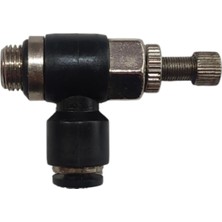 Brotech 1/8 - 4mm Hız Ayar Jakı - Pnömatik Hız Ayar - Hız Ayar Bağlantısı - Hortum Jakı