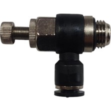 Brotech 1/4 - 6mm Hız Ayar Jakı - Pnömatik Hız Ayar - Hız Ayar Bağlantısı - Hortum Jakı