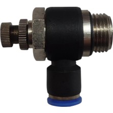 Emc 1/2 - 10MM Hız Ayar Jakı - Pnömatik Hız Ayar - Hız Ayar Bağlantısı - Hortum Jakı