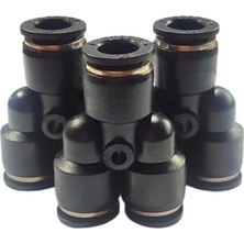 Brotech 10MM Yee Hava Jakı - Pnömatik Jak - Hortum Jakı - Ekleme Jakı 3'lü Set